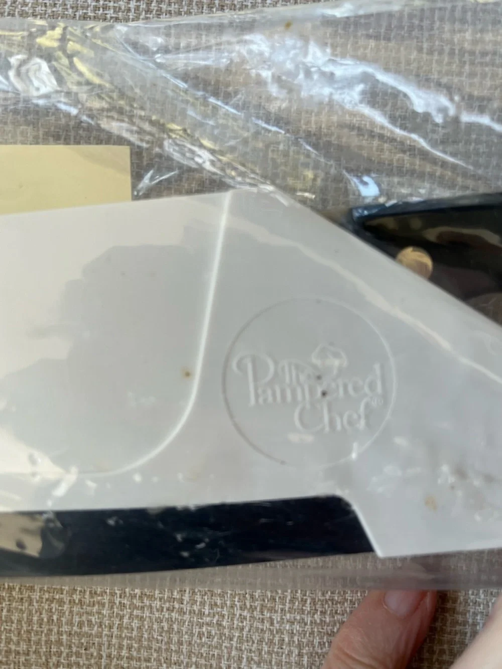 Vintage The Pampered Chef 14” Self Sharpening Chefs Knife Stainless Blade 1047